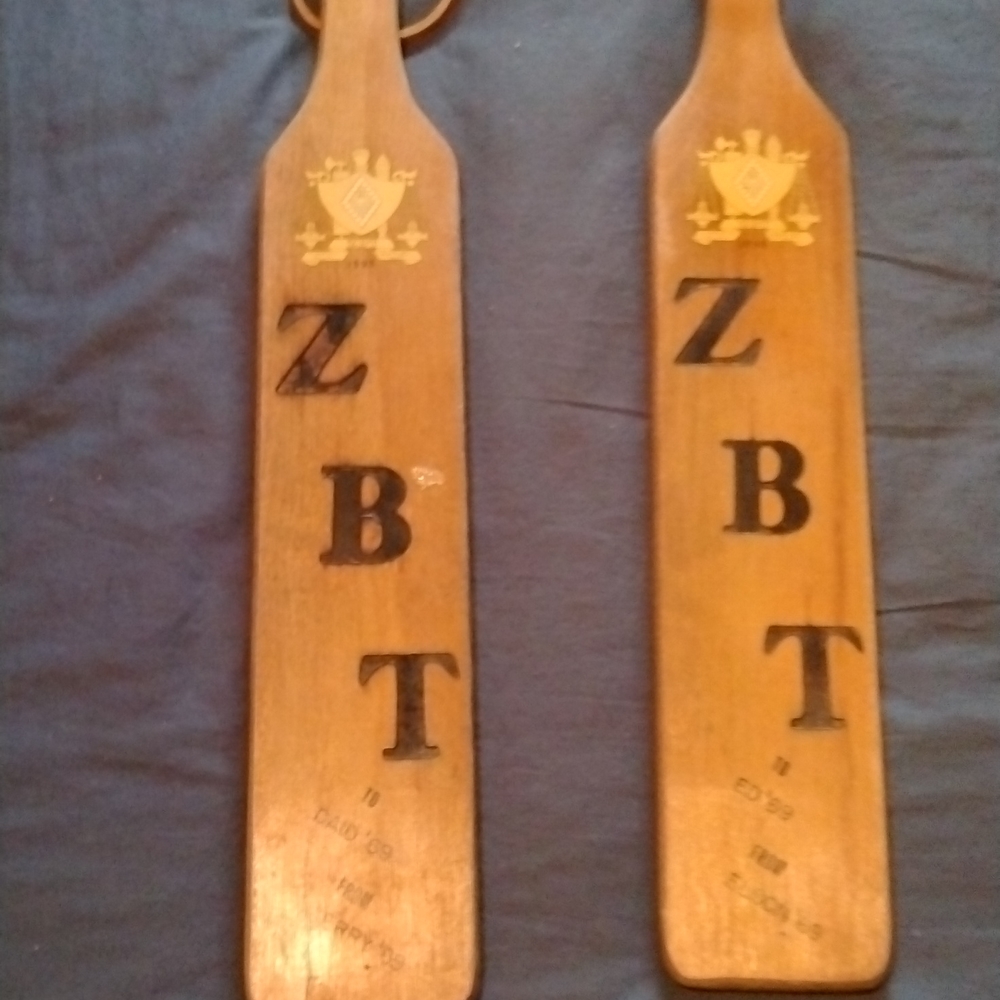 Fraternity paddles
